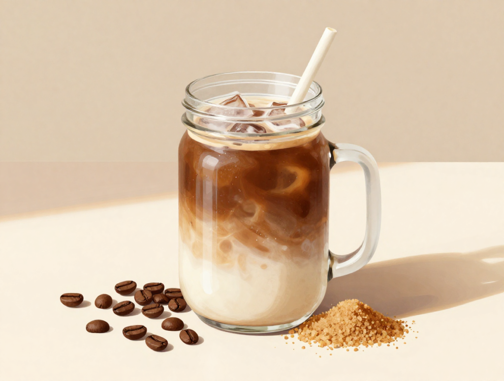 Brown Sugar Vanilla Iced Coffee
