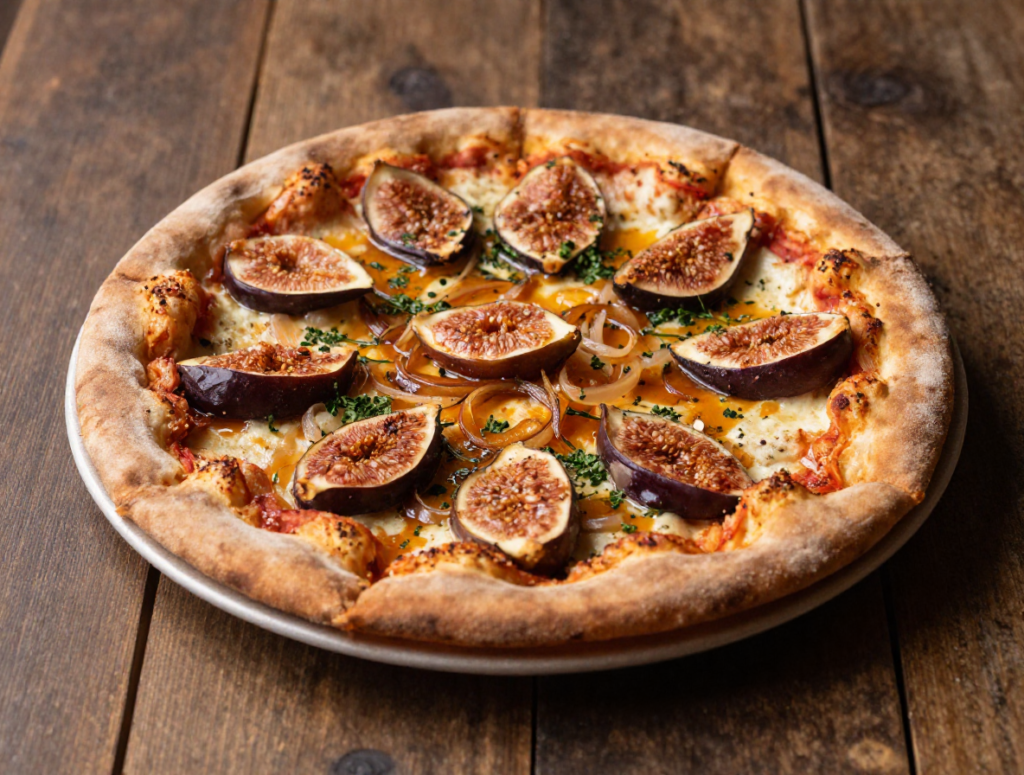 Caramelized Onion and Fig Pizza