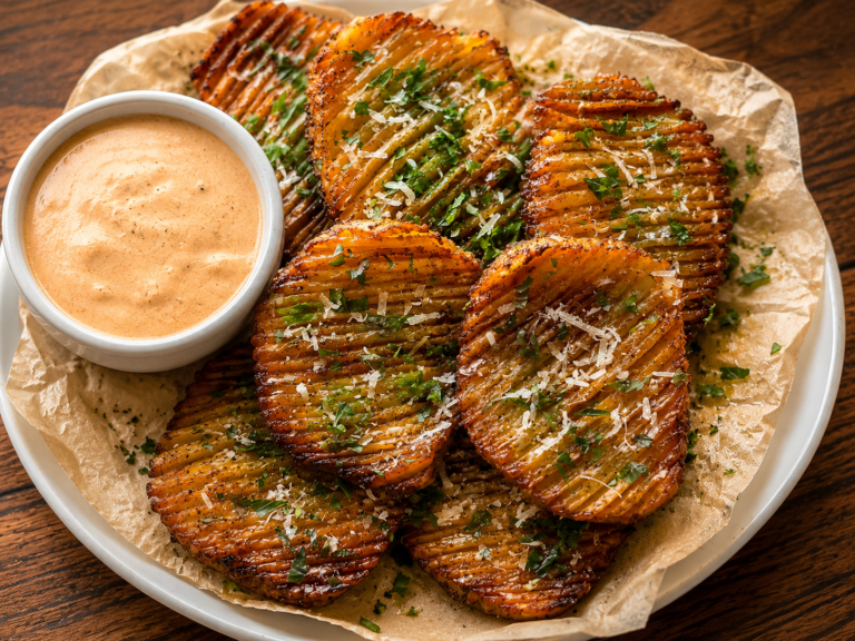 Crispy Baked Accordion Potatoes