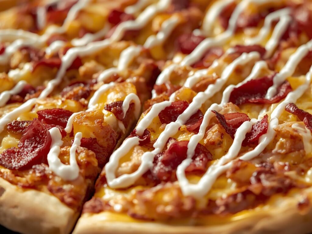 Chicken Bacon Ranch Pizza