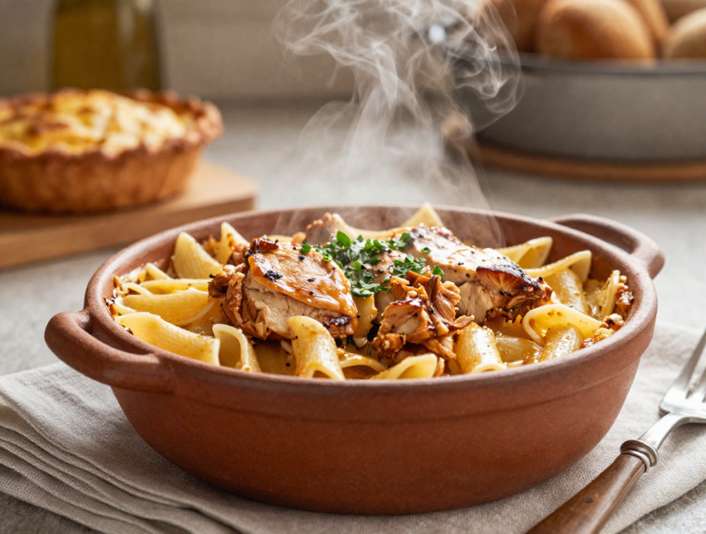 Chicken Pot Pie Pasta