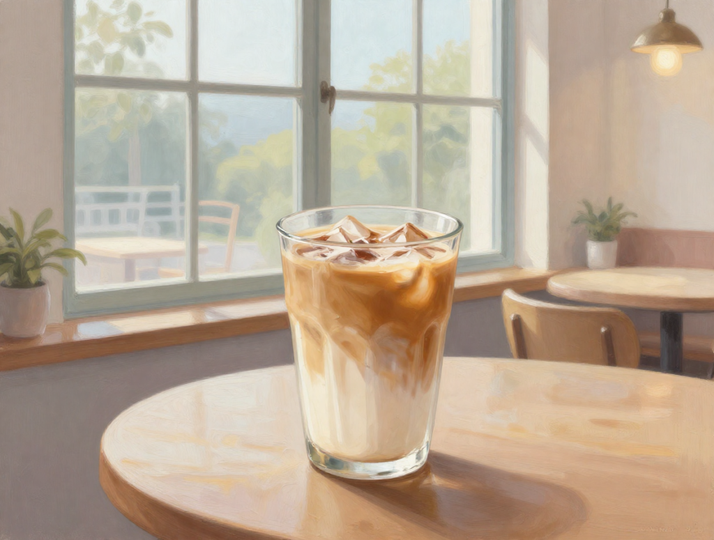 Creamy Vanilla Iced Coffee