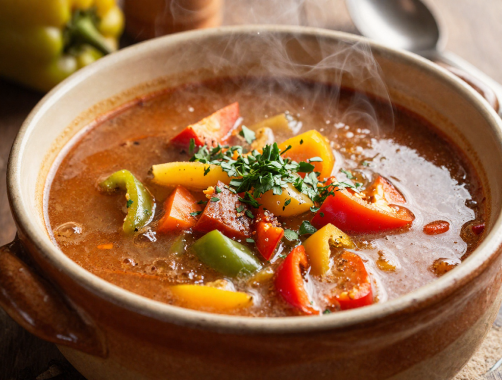 Crock Pot Stuffed Pepper Soup