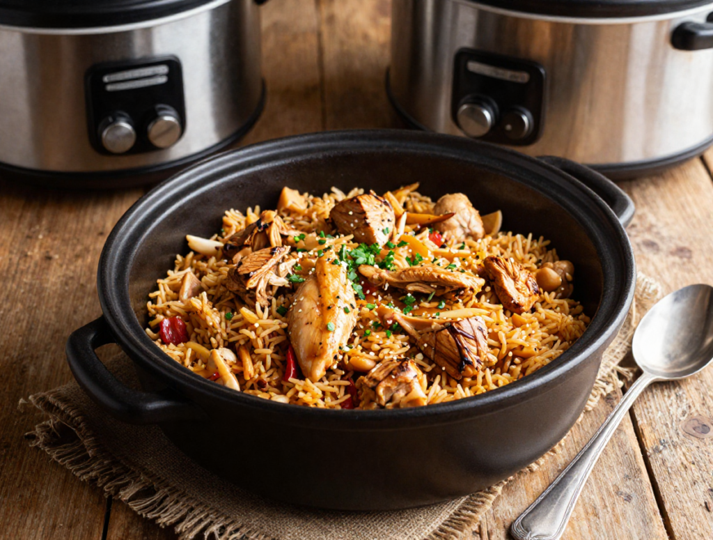 Crockpot Chicken and Rice