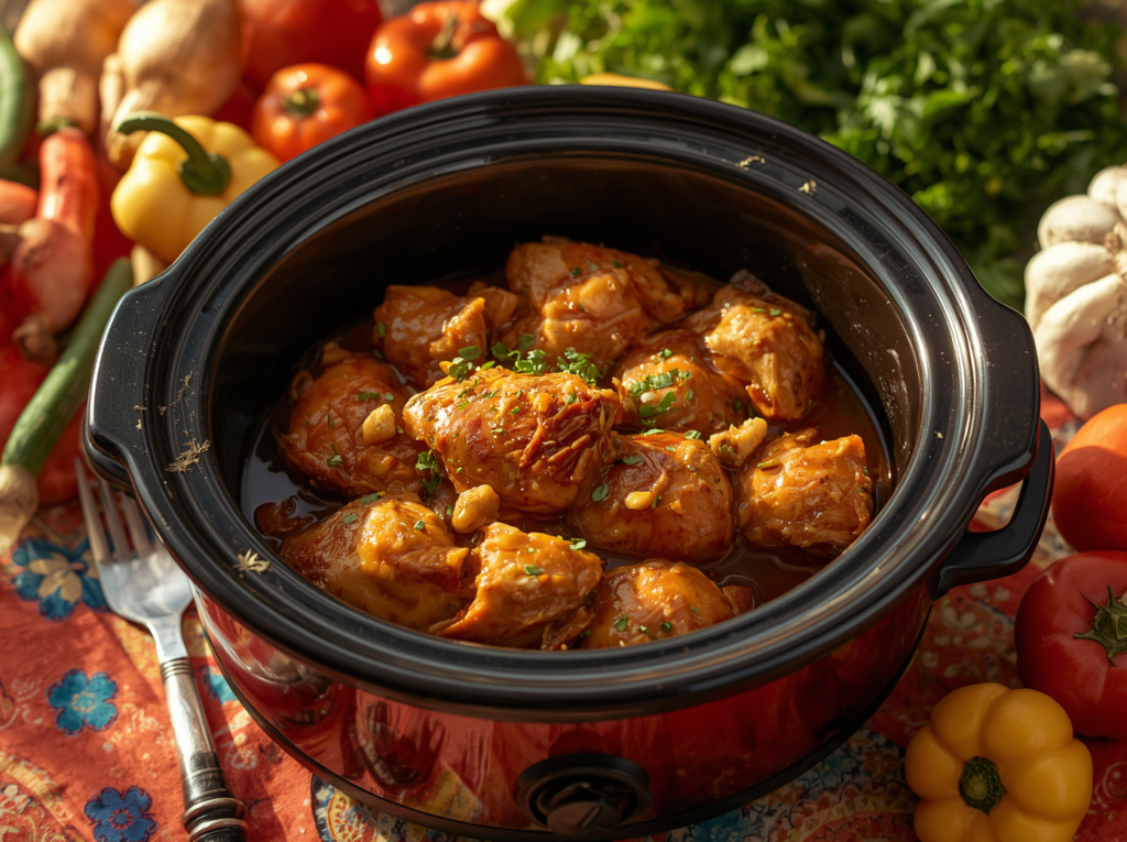 Crockpot Honey Garlic Chicken