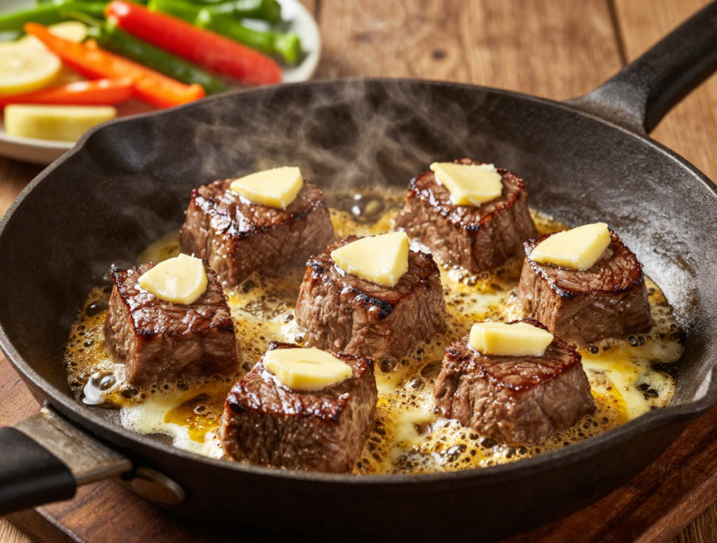 Garlic Butter Steak Bites