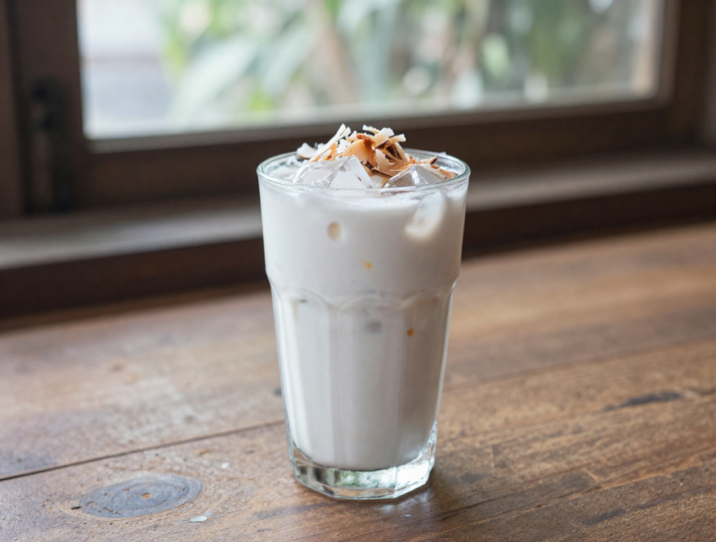Iced Coconut Milk Latte