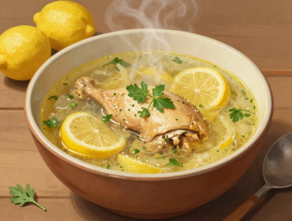 Lemon Chicken Soup