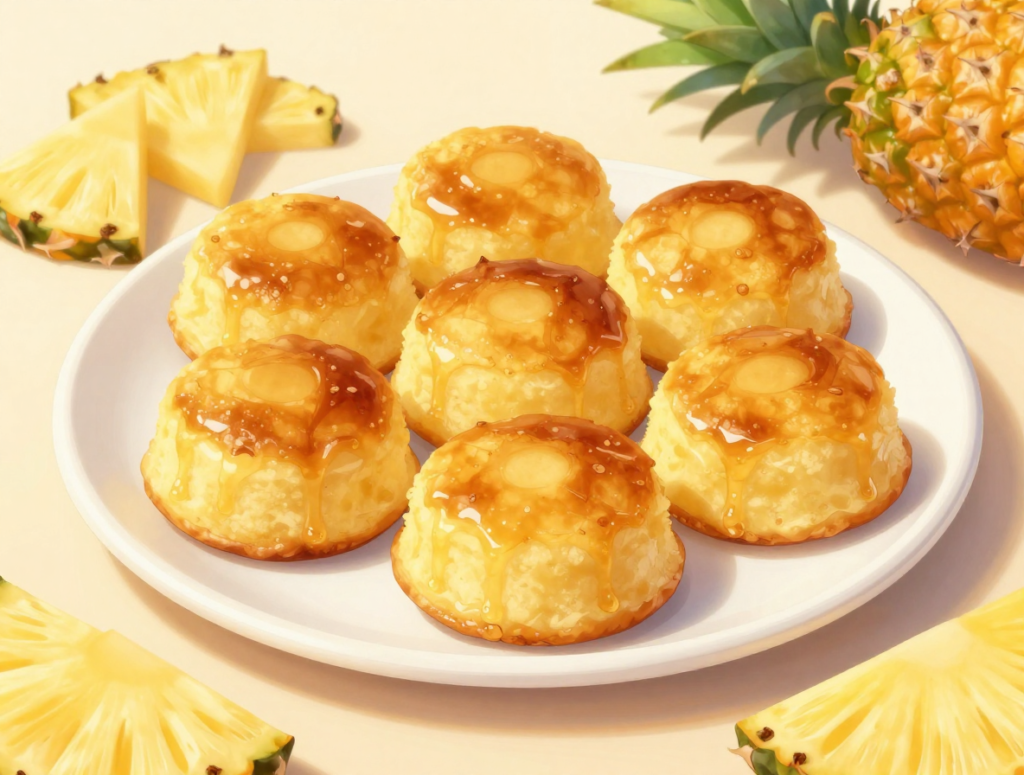 Mini Pineapple Upside-Down Cakes