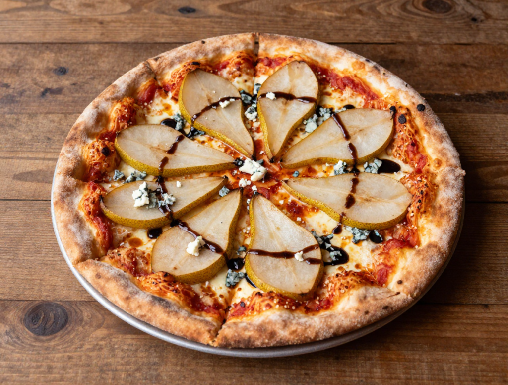 Pear and Blue Cheese Pizza