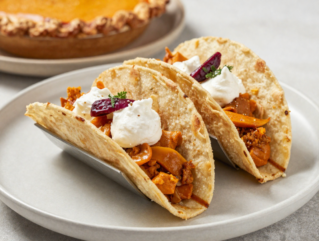 Pumpkin Pie Tacos
