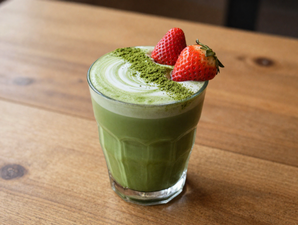Strawberry Matcha Latte