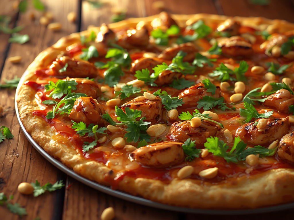 Thai Peanut Pizza