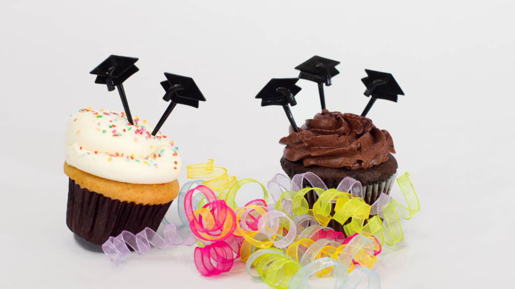 Graduation Cupcake Display