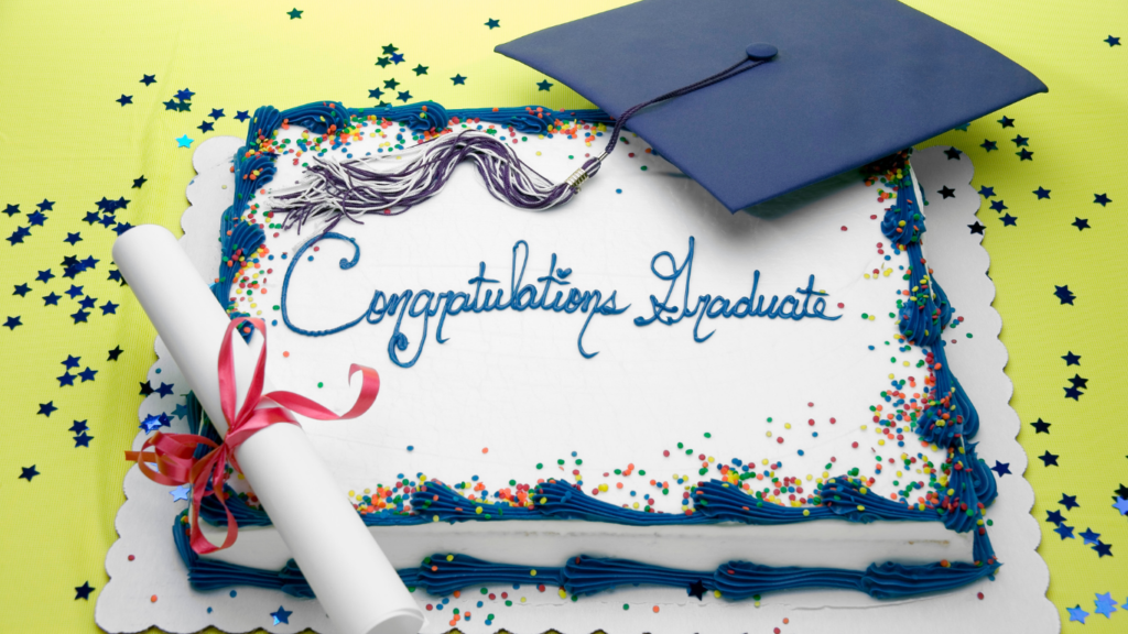 Career-Themed Graduation Cake