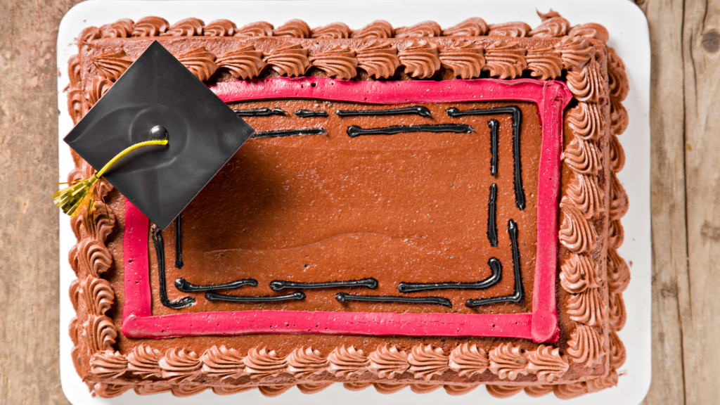 Career-Themed Graduation Cake