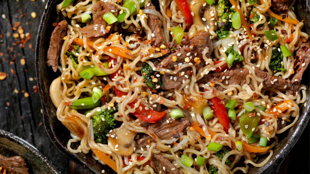 Beef Ramen Stir Fry