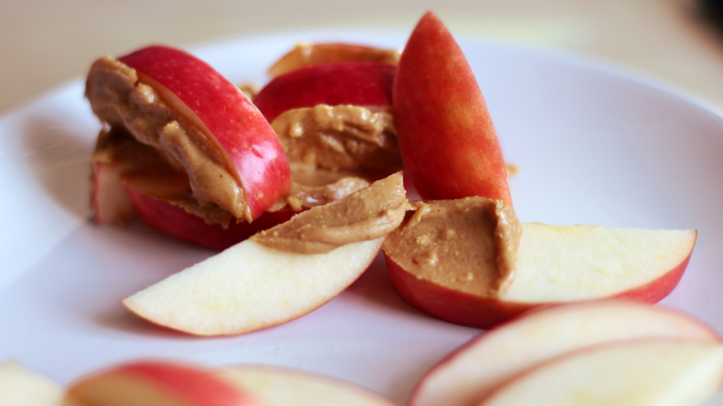 Apple Slices with Peanut Butter
