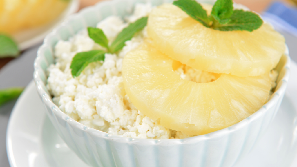 Cottage Cheese with Pineapple