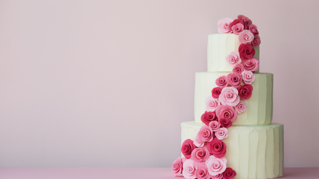 Elegant Rose Layer Cake