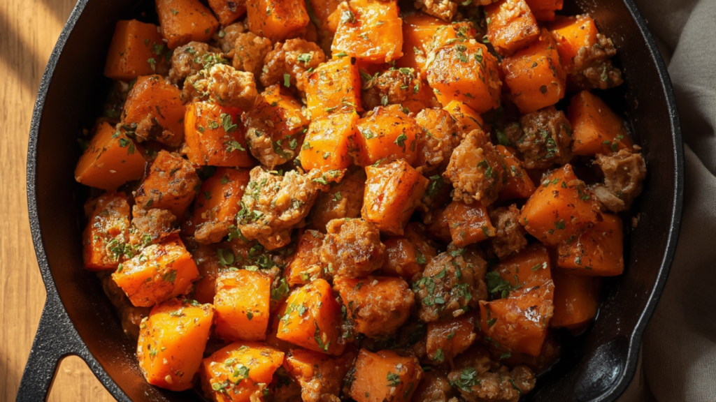 Sweet Potato Turkey Skillet