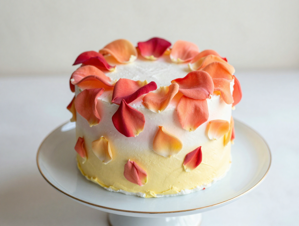 Ombre Flower Cake