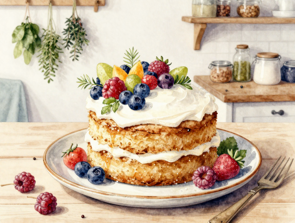 Rustic Naked Cake