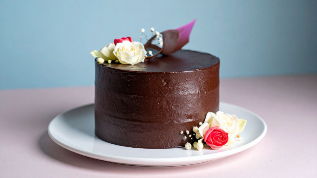 Chocolate Floral Cake