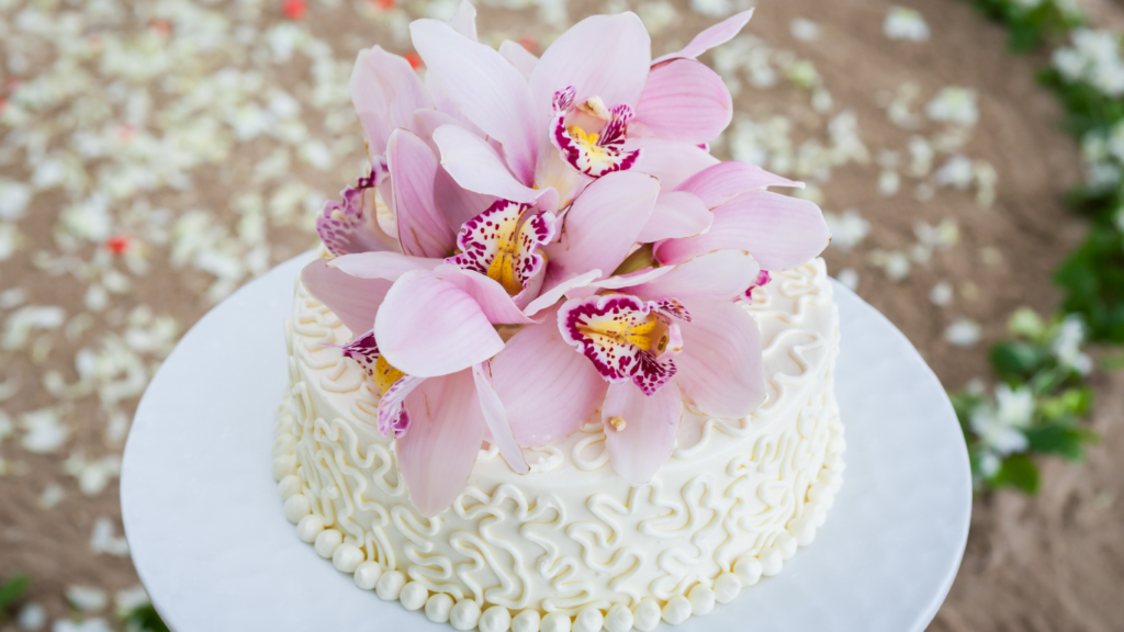 Tropical Floral Cake
