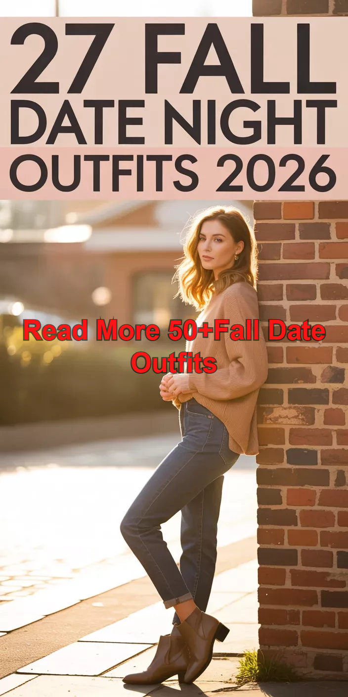Fall Date Night Outfits: The Ultimate Style Guide for Cozy, Romantic Evenings