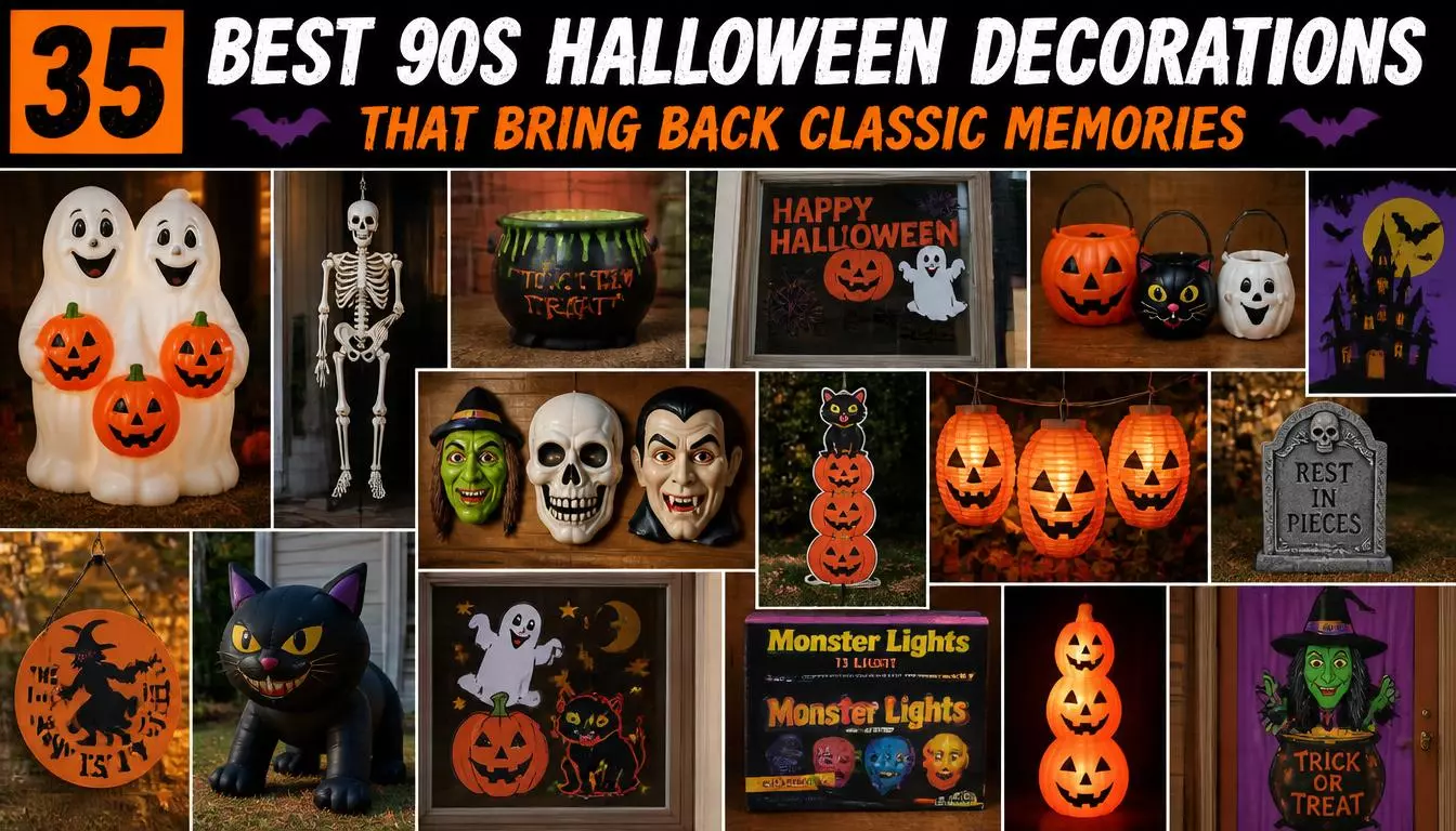 35 Best 90s Halloween Decorations That Bring Back Classic Memories