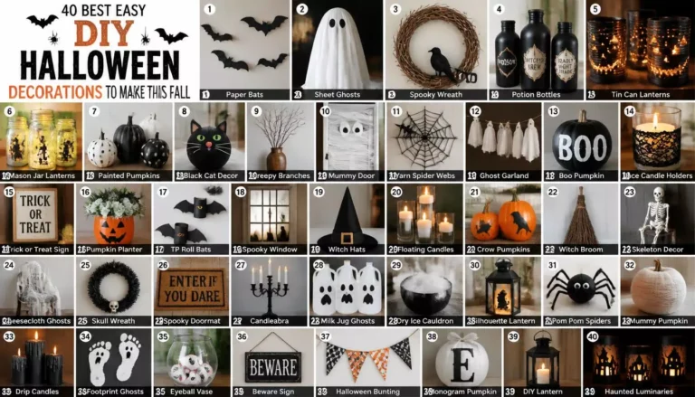 40 Best Easy DIY Halloween Decorations to Make This Fall