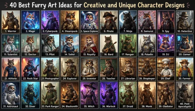 40 Best Furry Art Ideas for Creative and Unique Character Designs