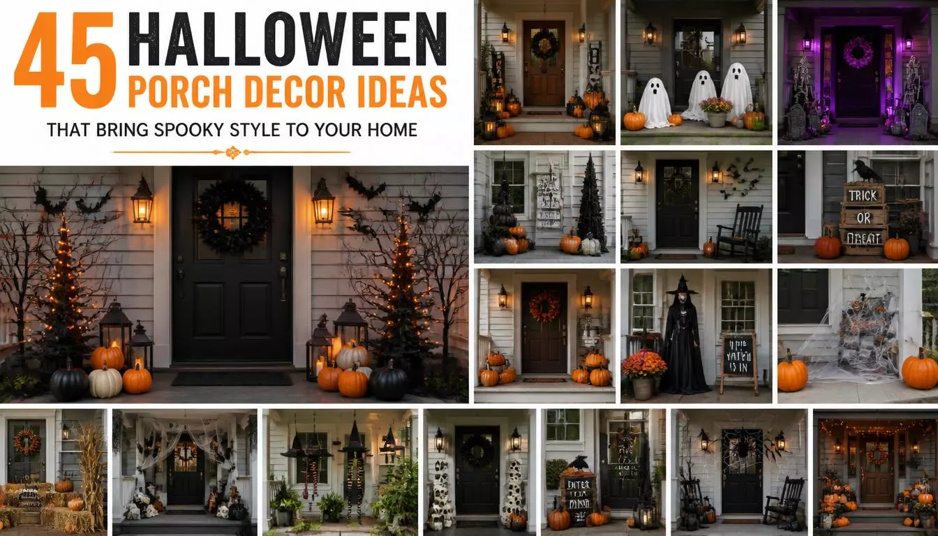 45 Halloween Porch Decor Ideas That Bring Spooky Style to Your Home