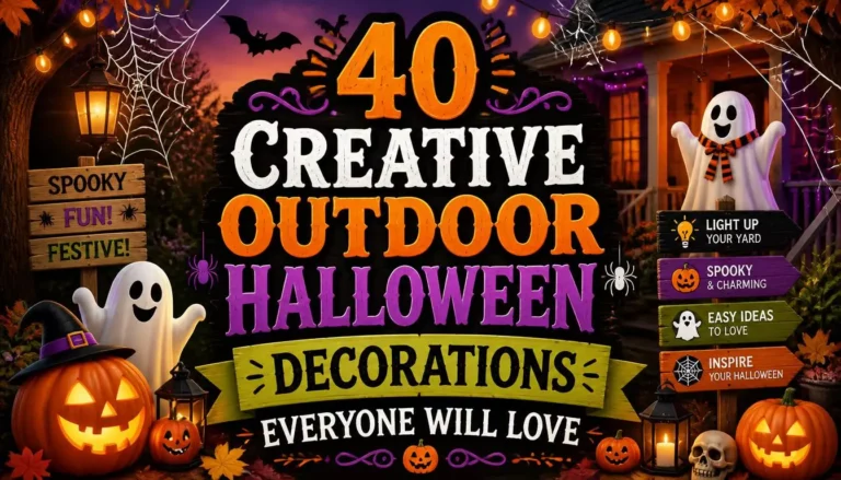 40 Creative Outdoor Halloween Decorations Everyone Will Love