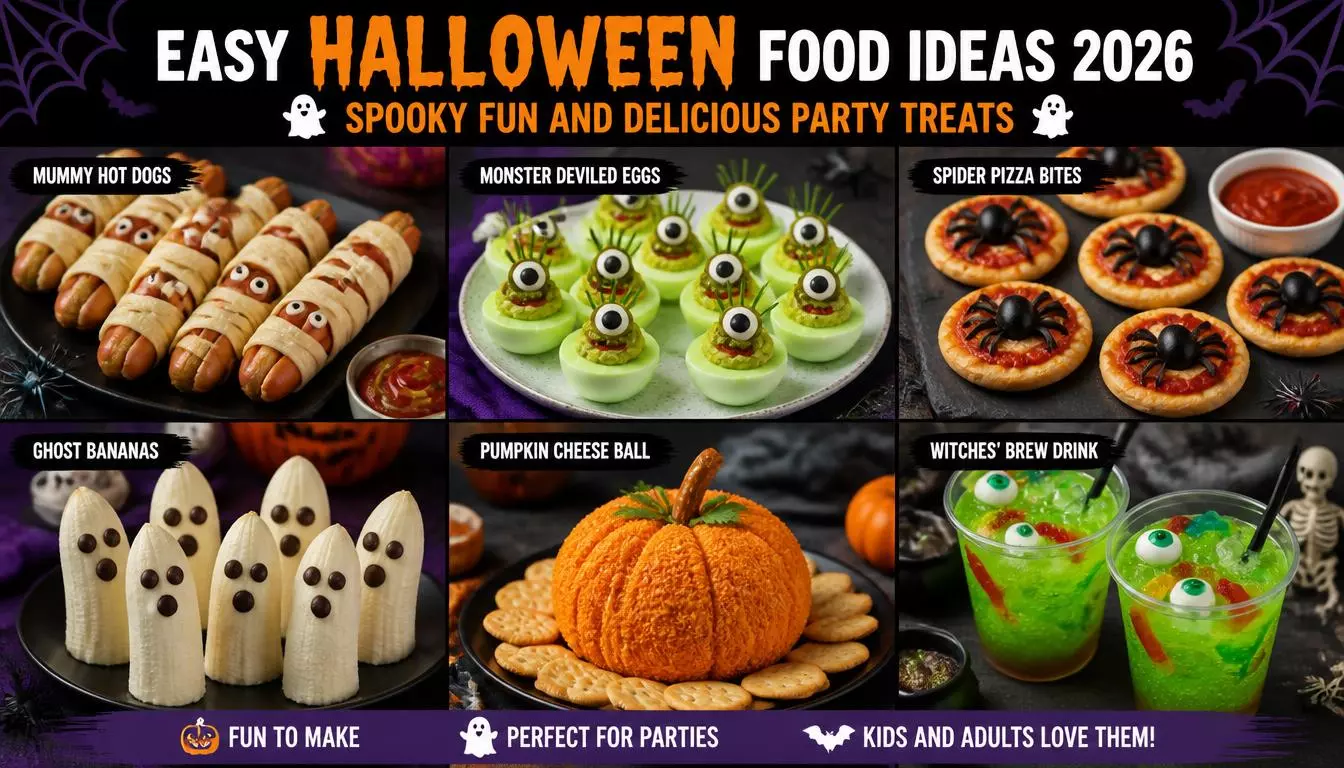 Best 50+ Easy Halloween Food Ideas 2026: Spooky Fun and Delicious Party Treats