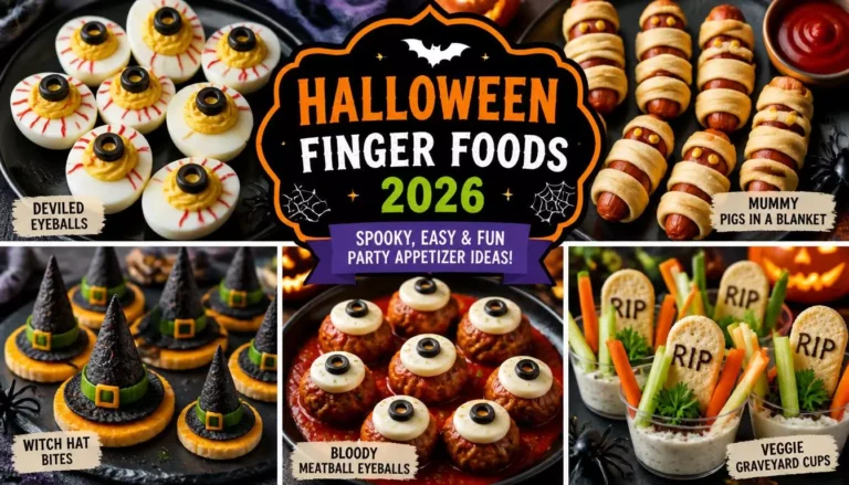 Best 50+ Halloween Finger Foods 2026: Spooky Easy and Fun Party Appetizer Ideas