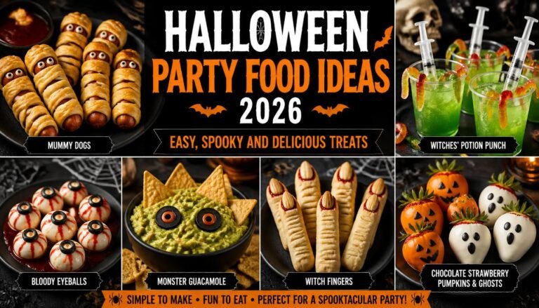 35+ Halloween Party Food Ideas 2026: Easy, Spooky and Delicious Treats