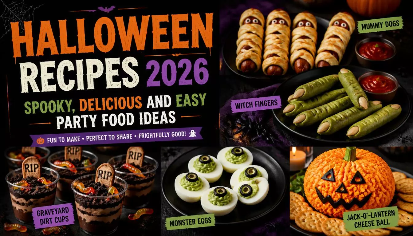 Top 10 Halloween Recipes 2026: Spooky, Delicious and Easy Party Food Ideas
