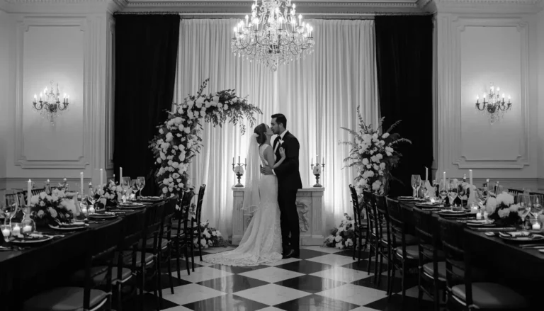 30 Gorgeous Black and White Wedding Ideas for a Stylish Celebration