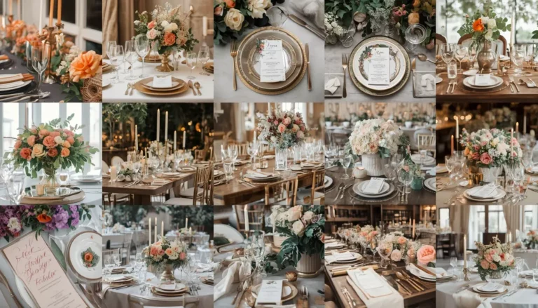 40 Elegant Wedding Table Settings Everyone Will Love