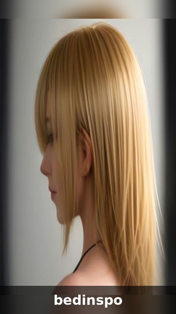Wavy asymmetrical lob haircut
