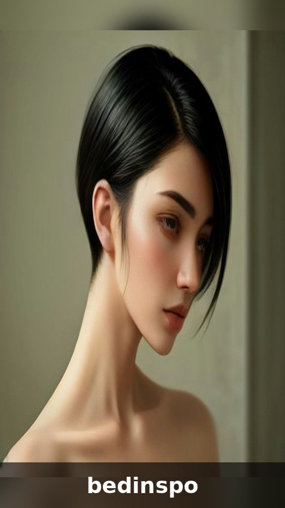 Curly asymmetrical lob haircut