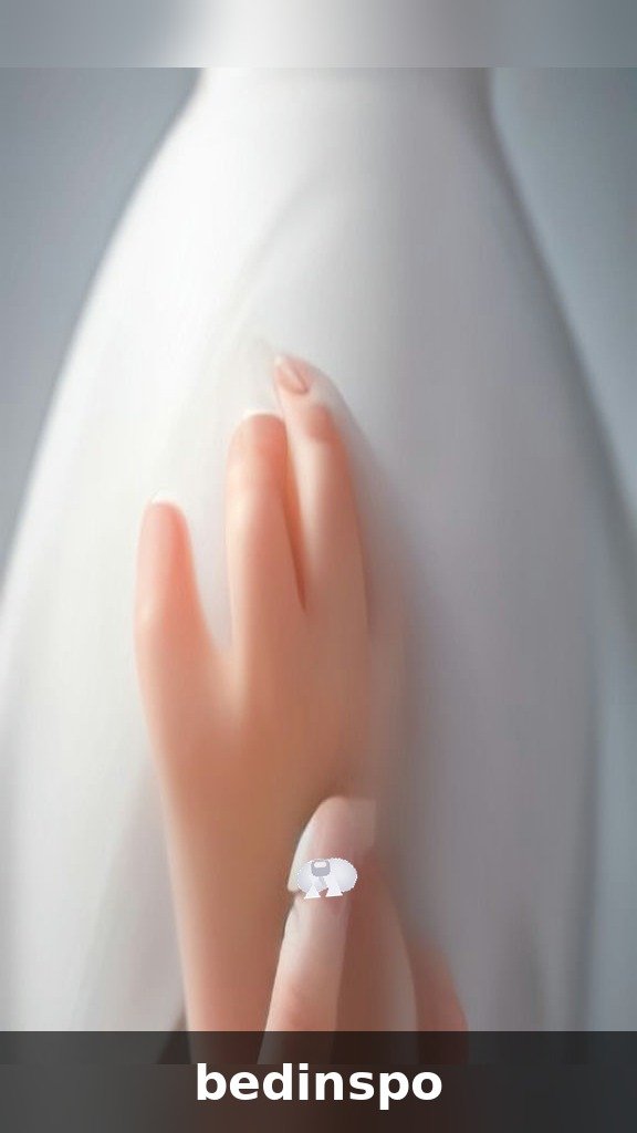 Tiny pearl bows on milky white Christmas nails
