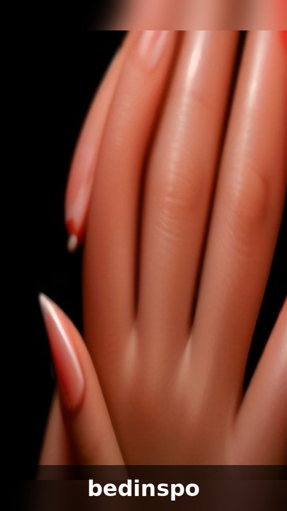 Chrome candy cane nails with a metallic mirror finish