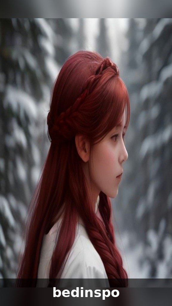Dutch braid crown with velvet ribbon for Christmas