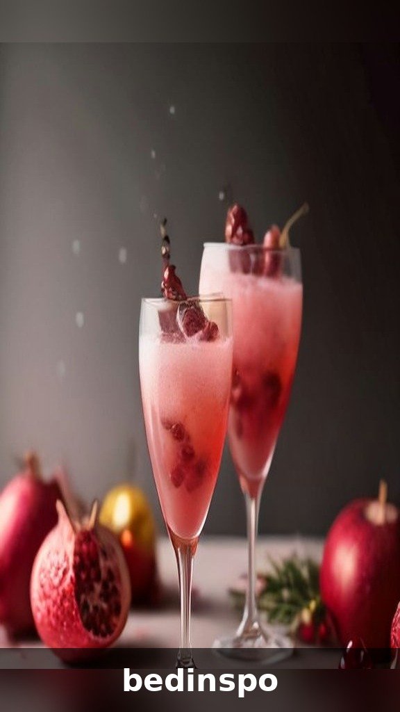 Sparkling pomegranate spritz