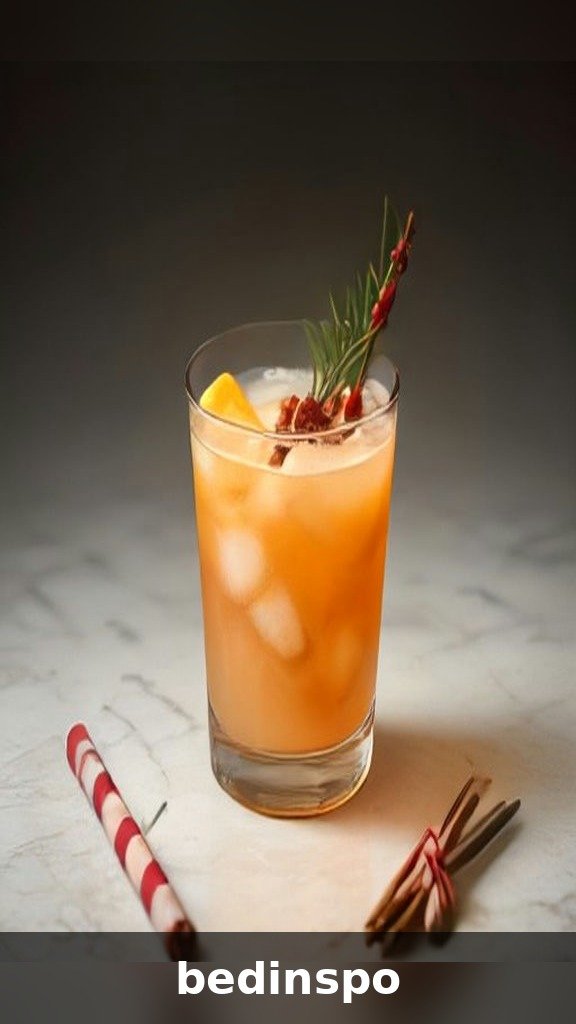 Festive Christmas cocktail garnish ideas
