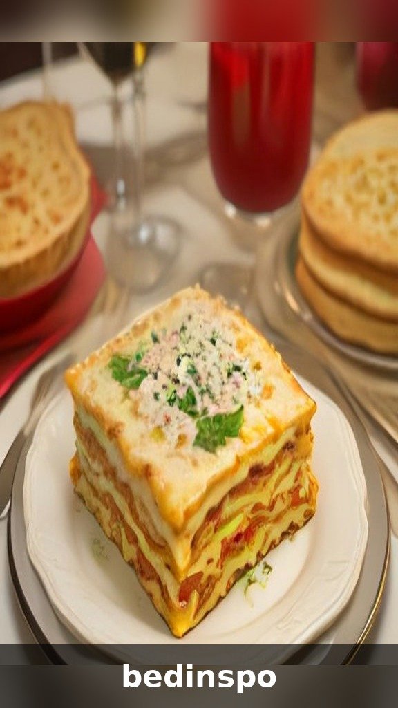 Make-ahead Christmas lasagna