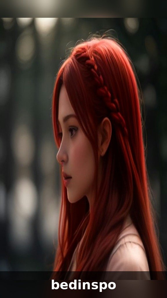 Side braid with ornament charms